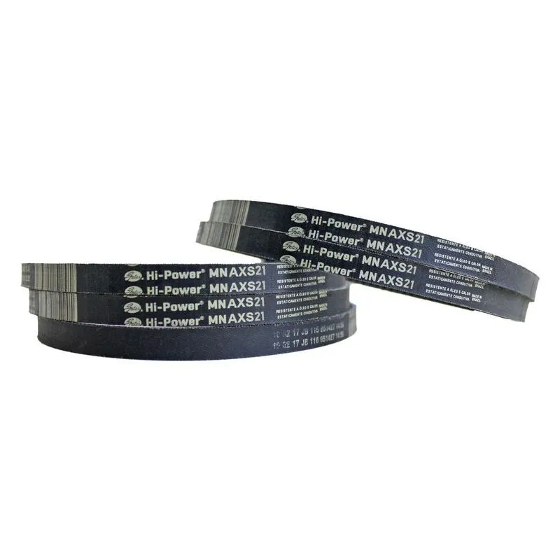 Kit Correias Industrial Em V Dentada Axs-21 Gates (5un)