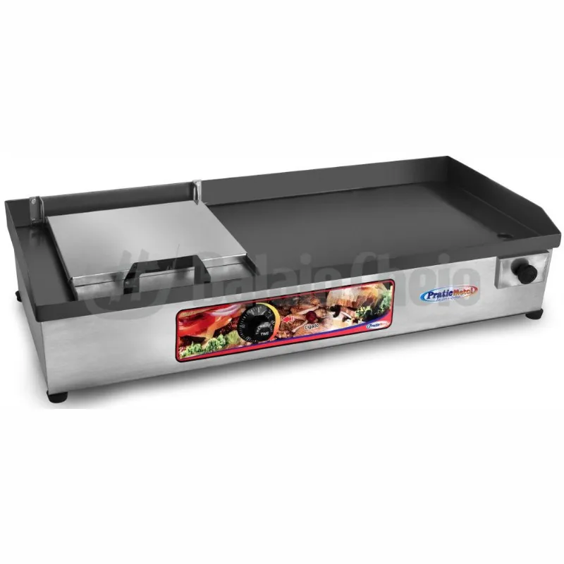 Chapa De Lanche Sanduicheira Com Prensa Elétrica 70x30 220v