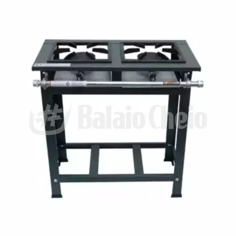Fogão Industrial 2 Bocas Simples Baixa Pressão P7 Lux
