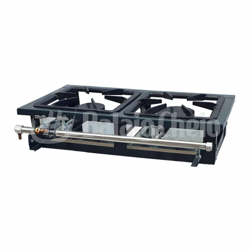 Fogão Industrial 2 Bocas Simples Baixa Pressão P7 Lux Mesa