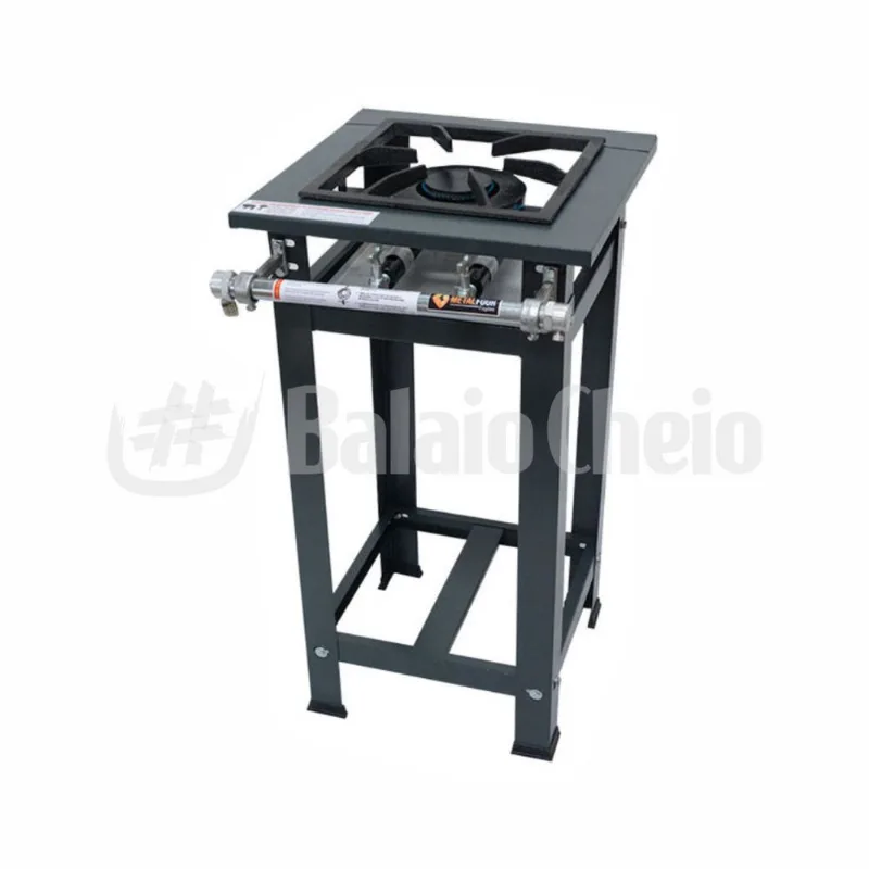 Fogão Industrial 1 Boca Duplo Baixa Pressão P7 Lux