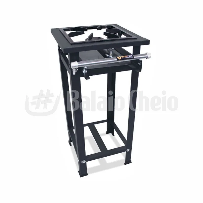 Fogão Industrial 1 Boca Simples Baixa Pressão P7 Lux