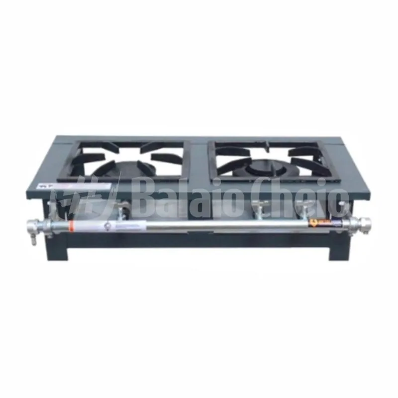 Fogão Industrial 2 Bocas Simples e Duplo Baixa Pressão P5 Compact Mesa