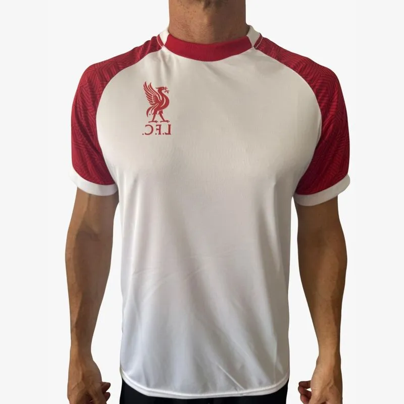 Camiseta Liverpool Fc Baltic Branca Oficial Licenciada Spr