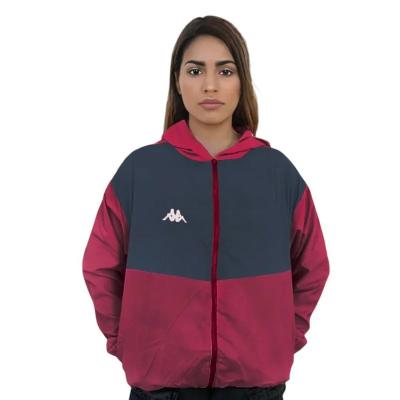 Jaqueta Kappa Quebra Vento Lory Feminina G / Bordô