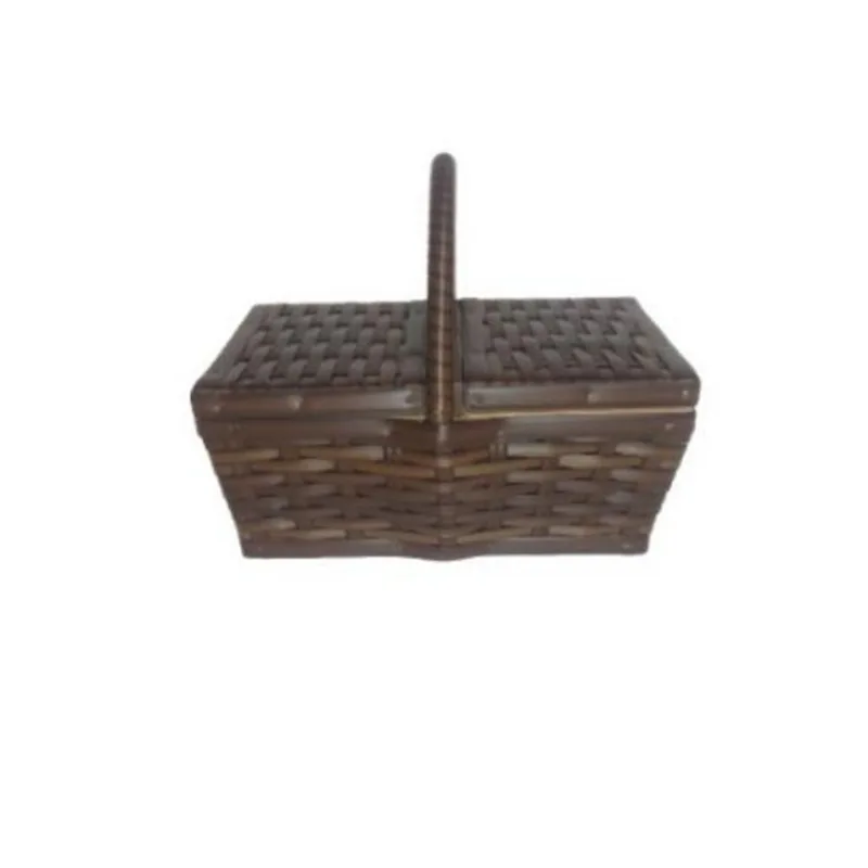 Cesta Piquenique Mini Chocolate - Fibra Sintética