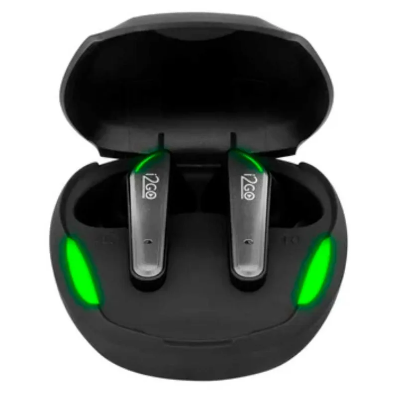 Fone De Ouvido Bluetooth Sem Fio TWS Gaming GO I2GO Com Estojo De Carregamento - I2GO PRO