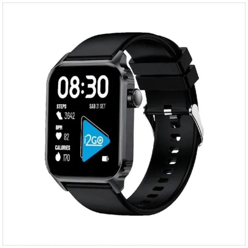 Smartwatch i2GO S200 Square Pro Preto OTH066