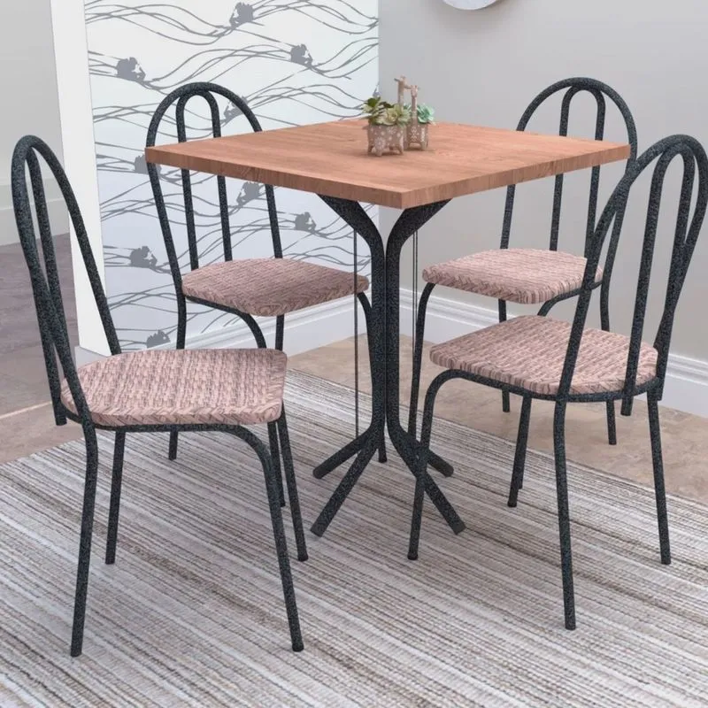 Conjunto Thais Mesa e 4 Cadeiras