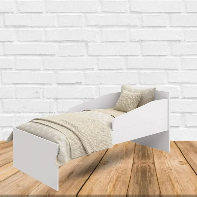 Mini Cama Infantil Juju Reller Móveis Branco Fosco