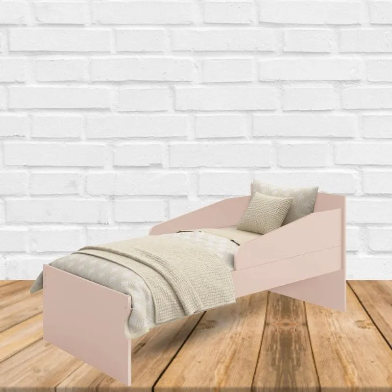 Mini Cama Infantil Juju Reller Móveis Rosa fosco