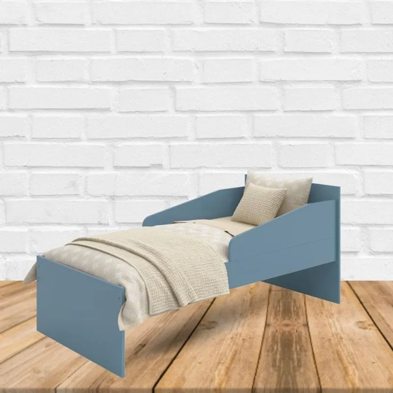 Mini Cama Infantil Juju Reller Móveis Azul Fosco