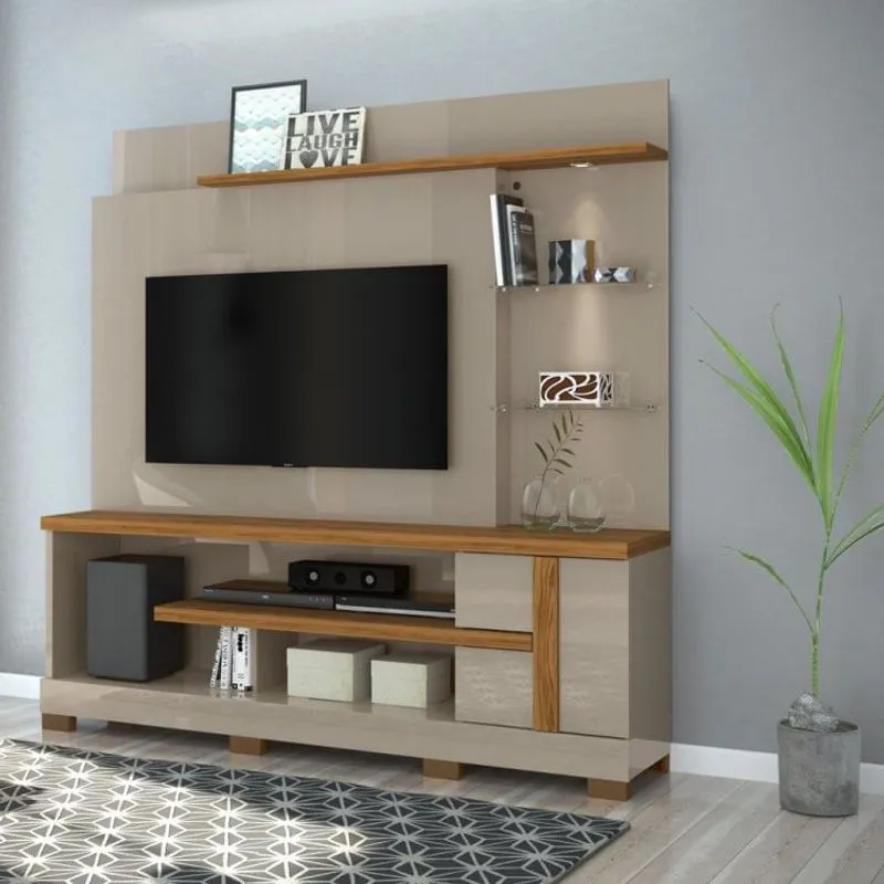 Home Theater para TV até 55 Polegadas Alan Madetec Fendi/Naturale