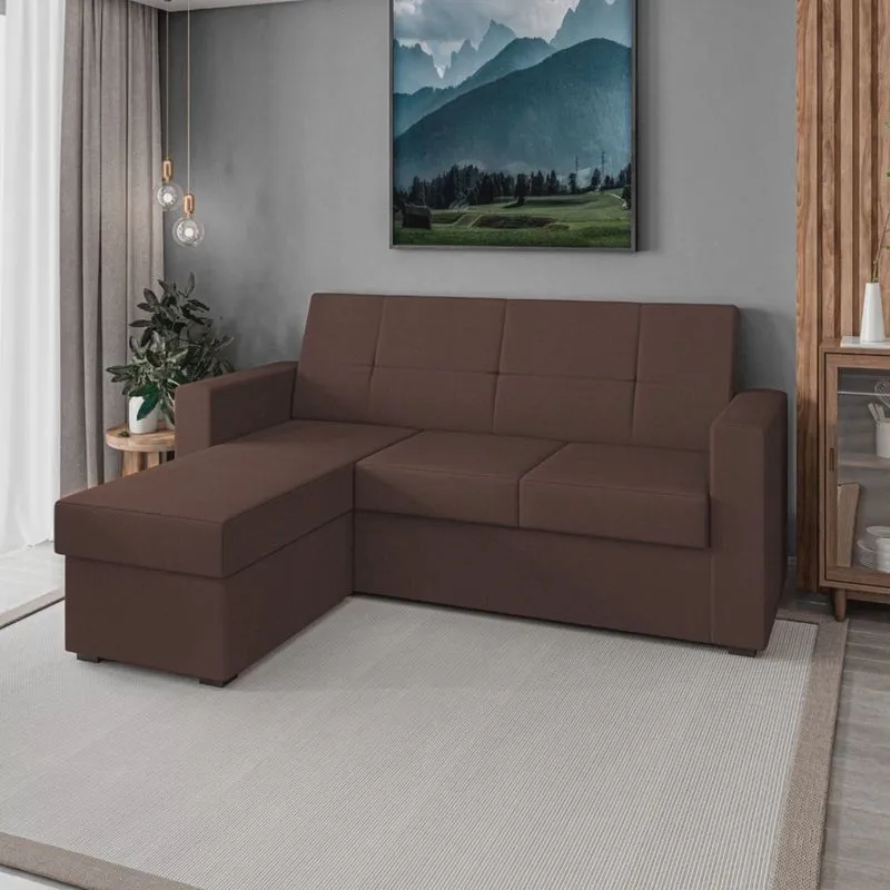 Sofá 3 Lugares com Chaise Flash 190x140cm Yescasa