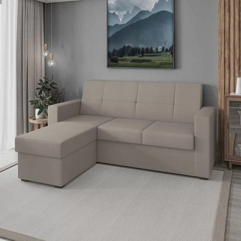 Sofá 3 Lugares com Chaise Flash 190x140cm Yescasa