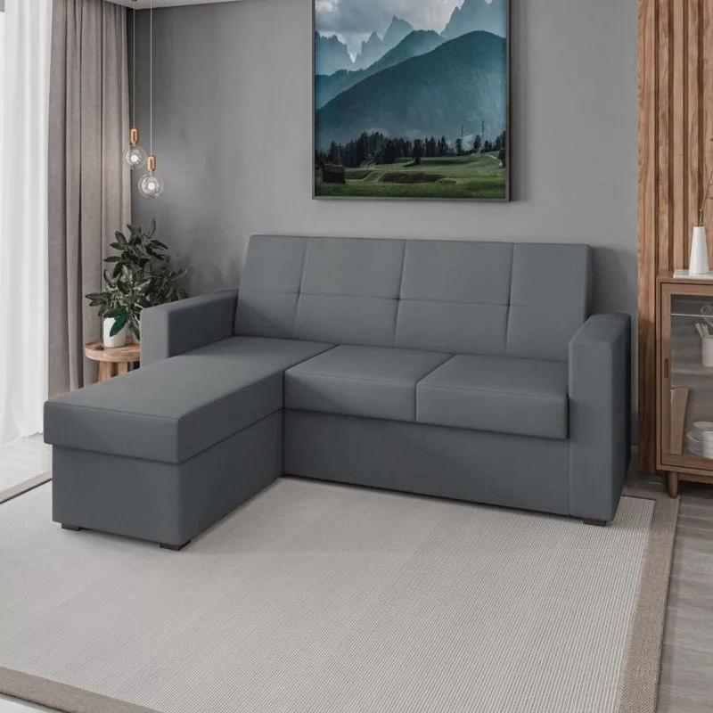 Sofá 3 Lugares com Chaise Flash 190x140cm Yescasa
