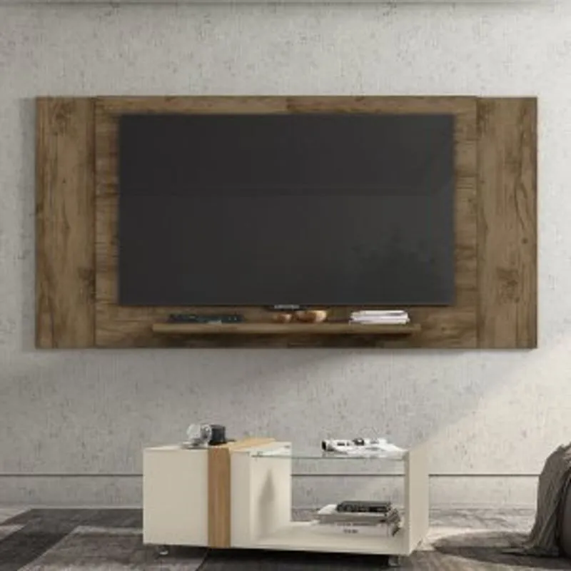Painel Extensível Para Tv Até 55 Polegadas Multiplus Caemmun Jatoba
