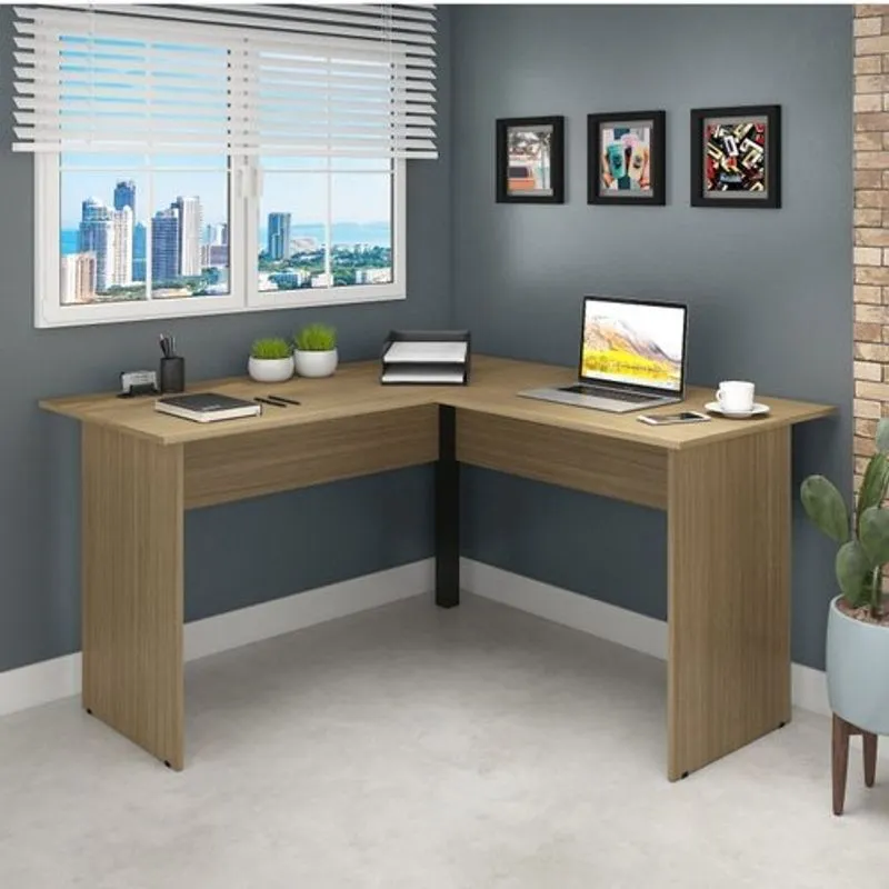 Mesa Em L 160cmx160cm Web15 Espresso Móveis Malaga