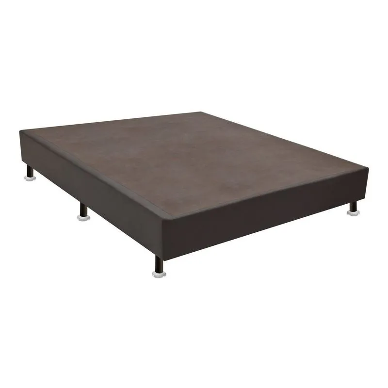 Base Sommier Corino Casal 138x188x30cm Ortobom Marrom Marrom