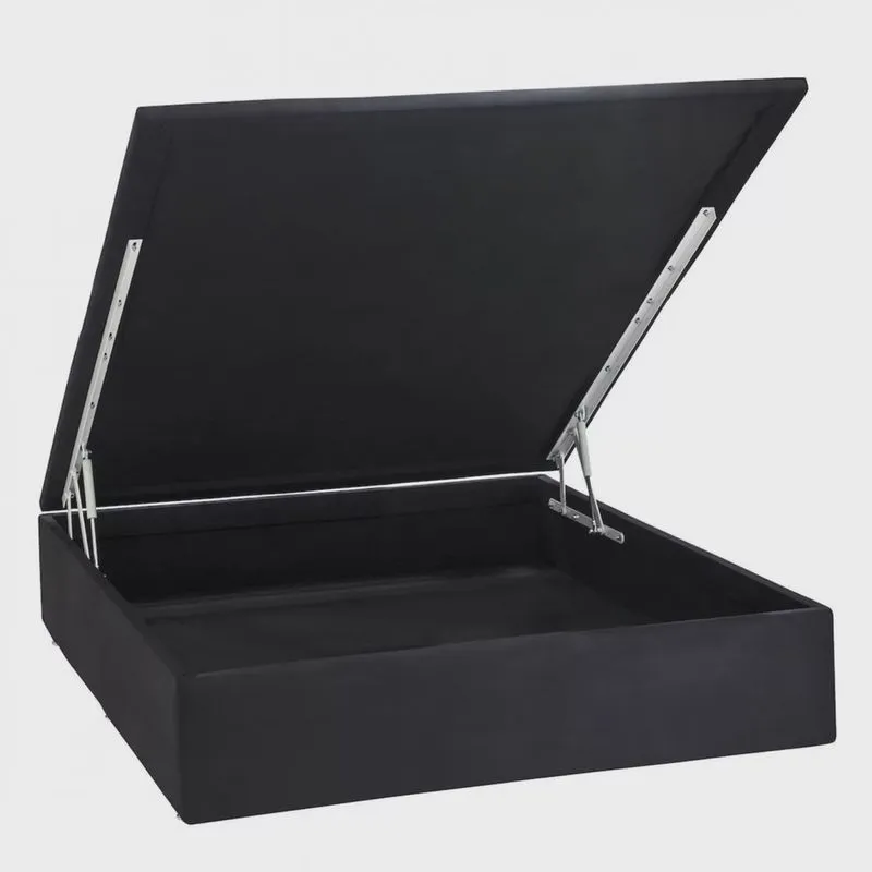 Base Baú Physical Camurça Casal 138x188x39cm Ortobom