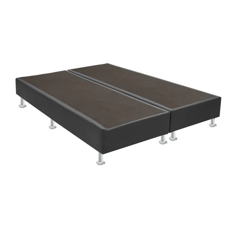 Base Sommier Corino Super King 193x203x23cm Ortobom Cinza Cinza