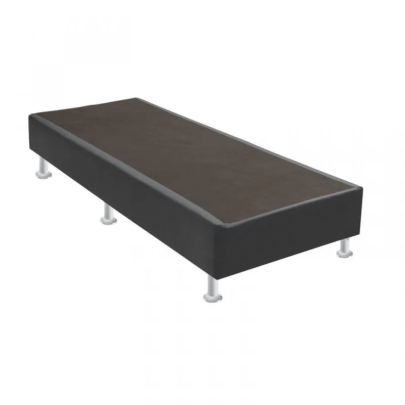 Base Sommier Corino Solteiro 88x188x23cm Ortobom Cinza Cinza