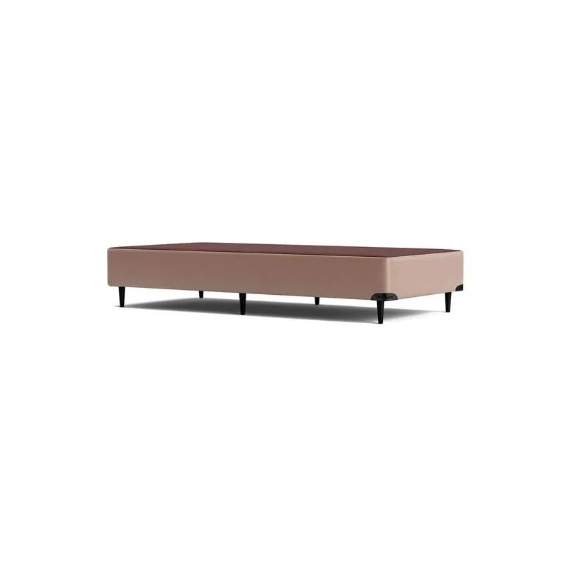 Base Sommier Corino Solteiro 88x188x23cm Ortobom Bege/creme Creme