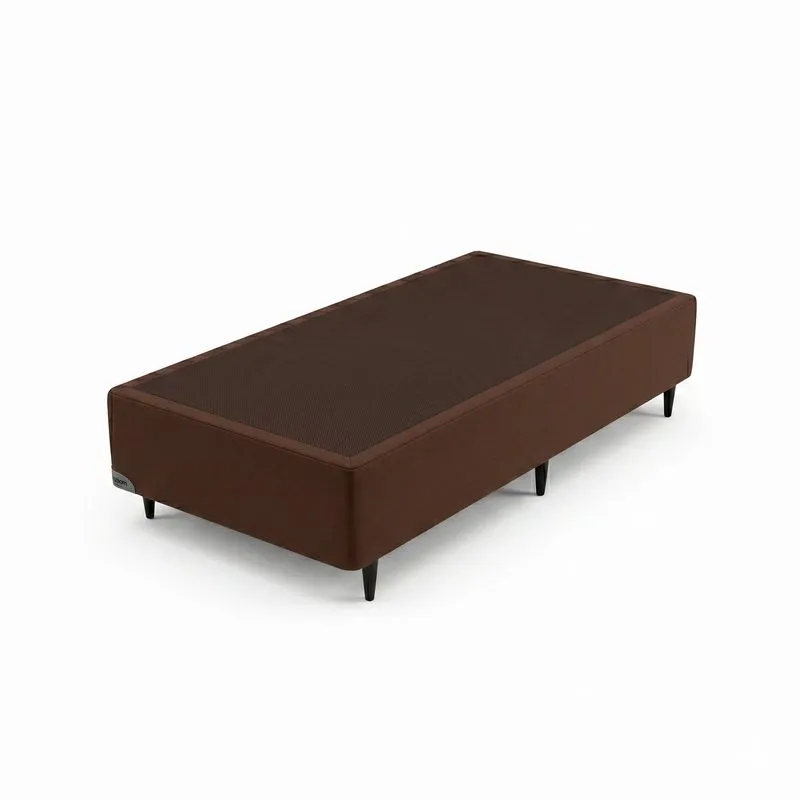 Base Sommier Camurça Solteiro 88x188x23cm Ortobom Marrom