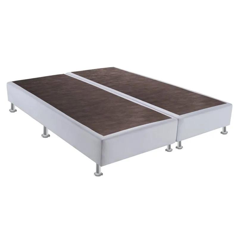 Base Sommier Corino Queen 158x198x23cm Ortobom Branco