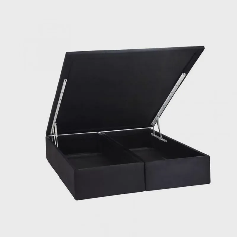 Base Baú Physical Camurça Queen 158x198x39cm Ortobom