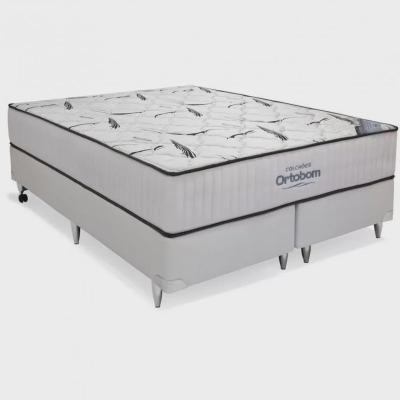 Cama Box Super King Ortobom Highfoam Super 193x203x28cm Ortobom