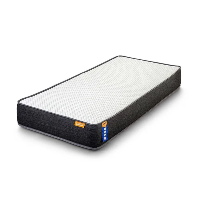 Colchão Solteiro Espuma Viscoelástica D33 88CMX22CMX188CM Ethos CabeCasa MadeiraOriginals Cinza Gr Grafite/Cinza Mescla