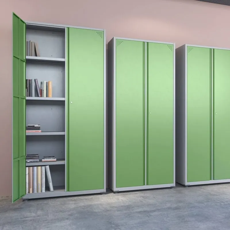 Armário 2 Portas 4 Prateleiras Aço AP402SL