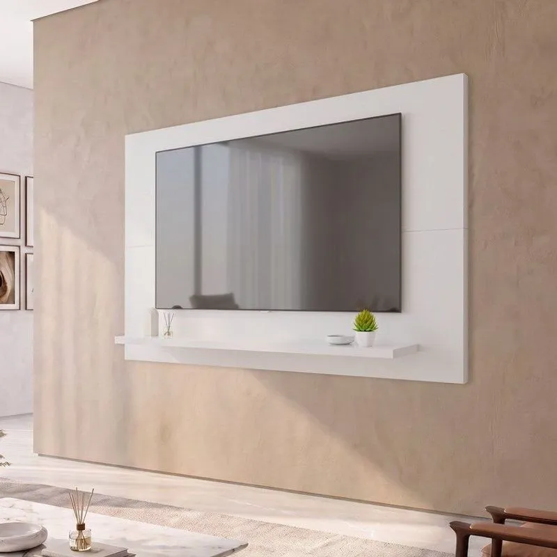 Painel 135cm para TV até 50 Polegadas Safira Casa D Branco