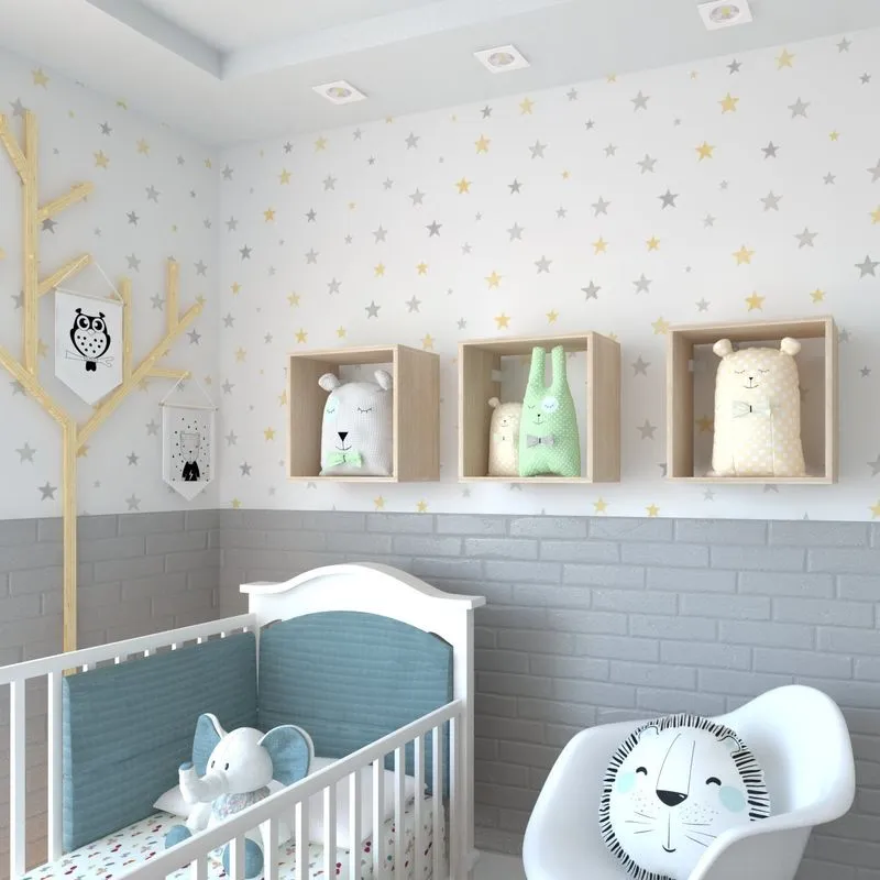 Conjunto 3 Nichos Para Quarto Infantil Geneve