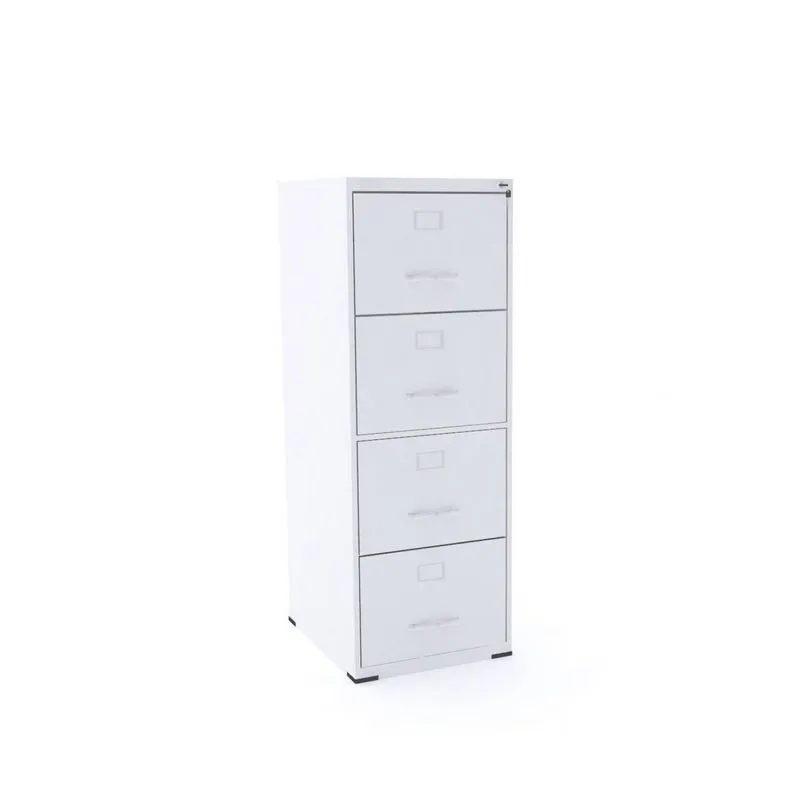 Gaveteiro Arquivo 4 Gavetas Maxxi Branco Branco
