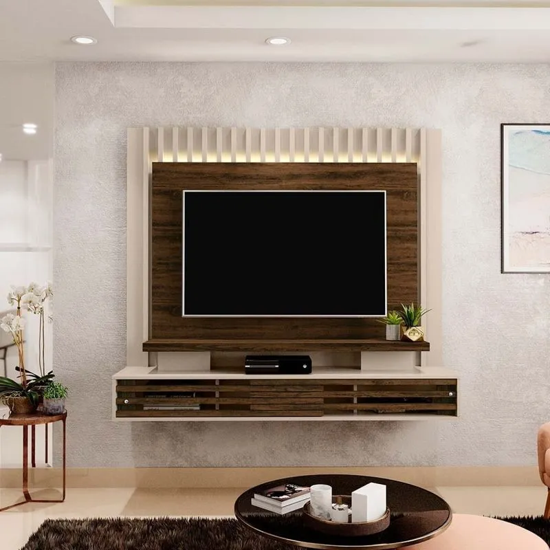Bancada Suspensa Frizz Presence 1.6 Madetec Off White / Savana