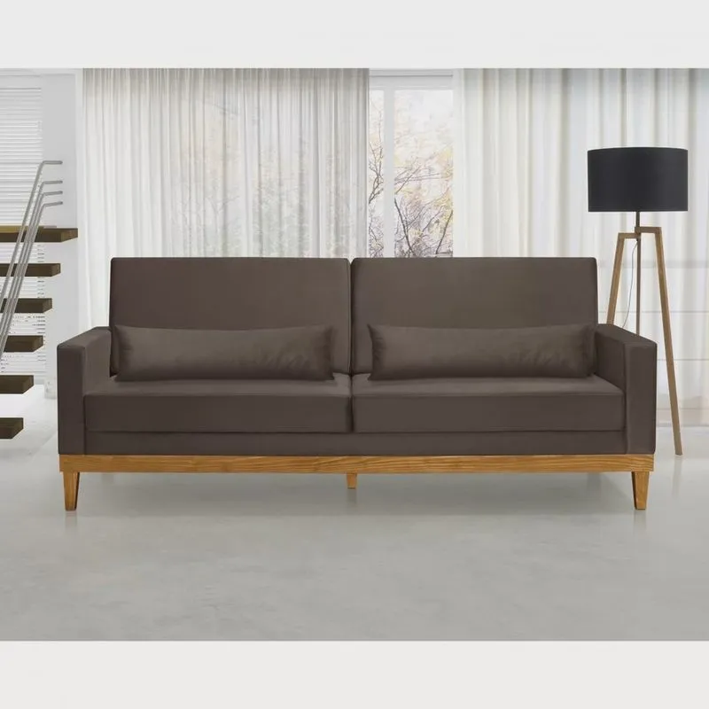 Sofá Living 3 Lugares Julie 200cm Nabas Estofados