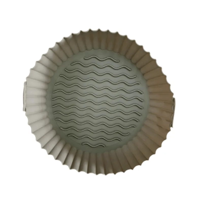 Protetor Forma Para Air Fryer Silicone Reutilizável - Cinza