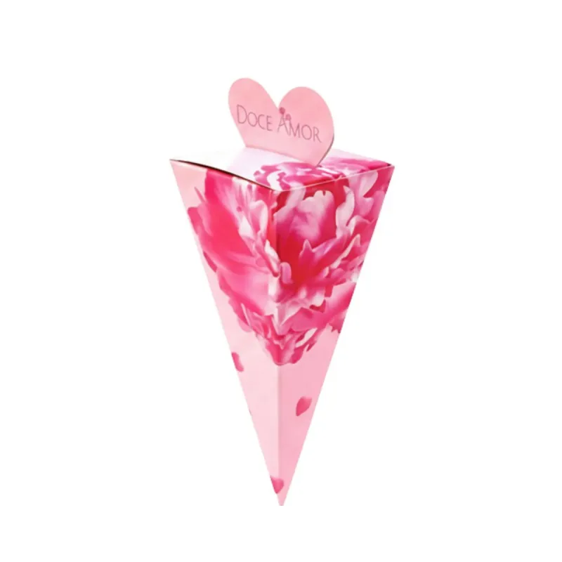 Caixa Cone Trufado Doce Amor Joy Ref-5113 - Outlet do Marinho - Melhor Preço em Papelaria, Brinquedos e Utilidades