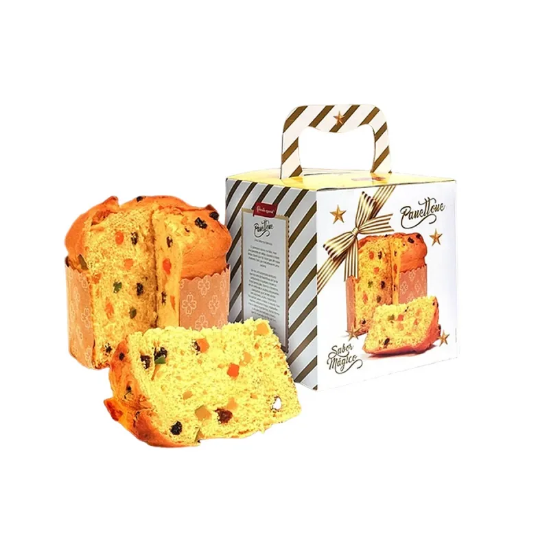 Caixa Panetone Joy Pack Amarela 500g com 5 Unidades Ref-3040