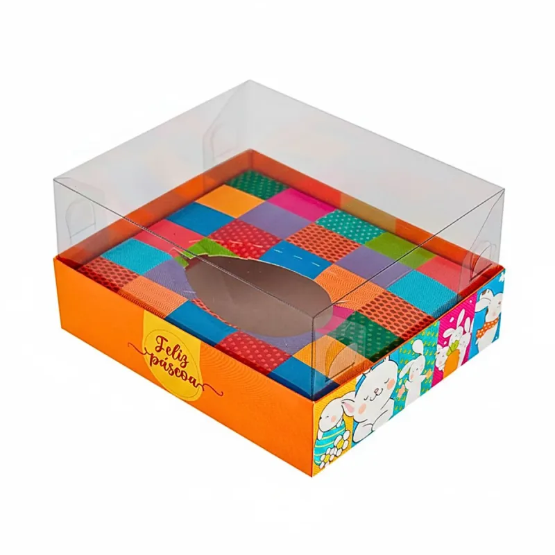 Caixa para Ovo de Pascoa Colher Joy Pack Ajustavel 150x130x80mm 50/100g Coelhos Unidade - Outlet do Marinho - Melhor Preço em Papelaria, Brinquedos e Utilidades