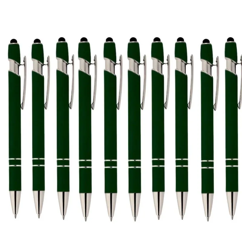 Kit Com 10 Unidades - Canetas Esferográfica Touch 2 Aneis
