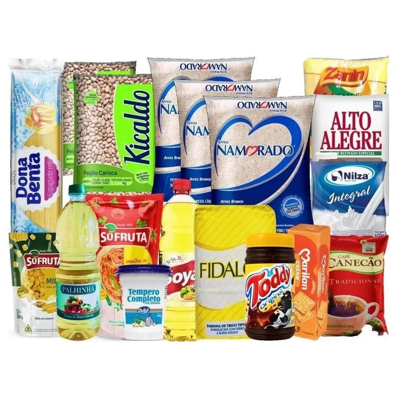 Cesta Básica De Alimentos Com 18 Itens De Alta Qualidade