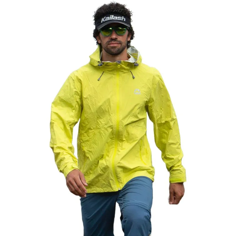 Jaqueta Masculina Anorak Impermeável Andes X-lite Kailash XGG / Amarelo Limão