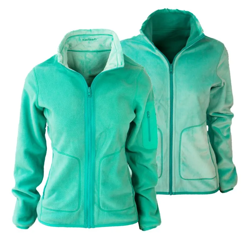 Jaqueta Feminina Fleece Teddy Kailash GG / Azul