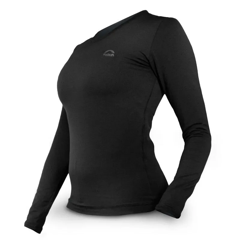 Camiseta 2a. Pele WARM ML Fem. Kailash - Preto G