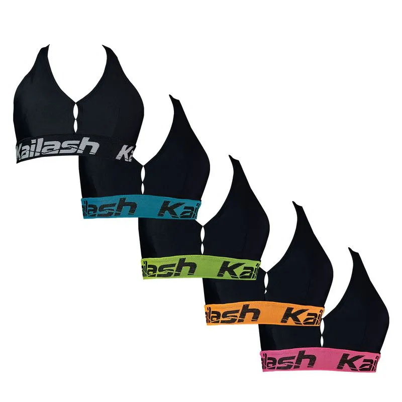 Top ENERGY Fem. P / Preto/Laranja