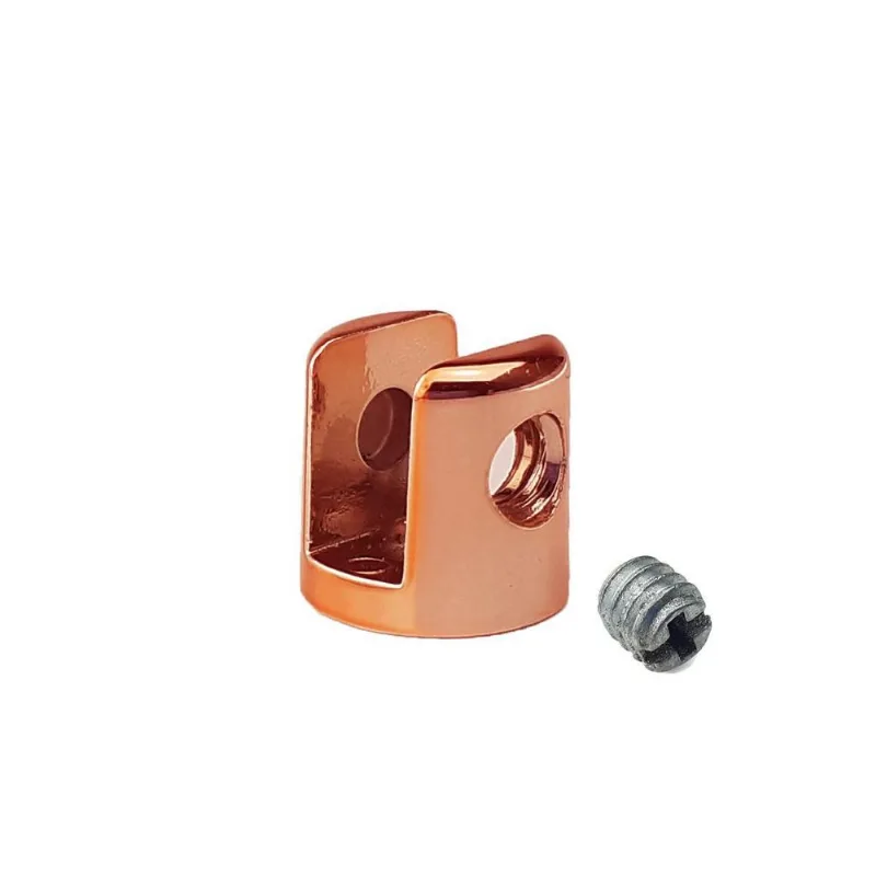 Kit 10 Suporte Fenda Para Vidro 6mm