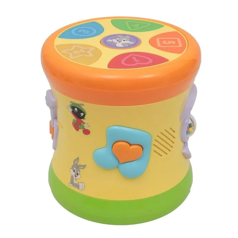 Tamborzinho Musical EBN Kids Interativo Looney Tunes Baby (MP)